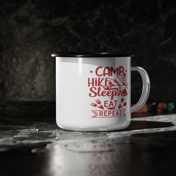 Jeswyn Stainless Steel Enamel Mug, Durable and Eco-Friendly Coffee Mug, Ideal Camping Accessory - Image 2