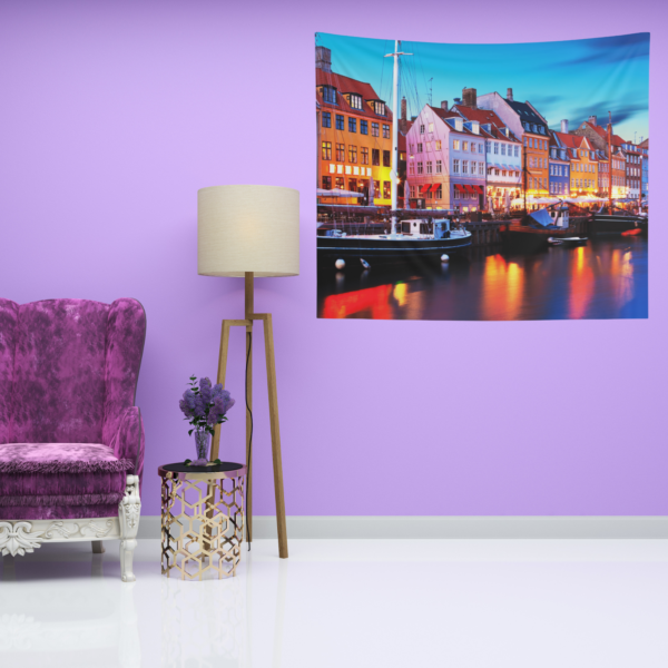 Vibrant Houses 54 x 48 Inch Tapestry For Your Living Room or Bed Room - Image 4