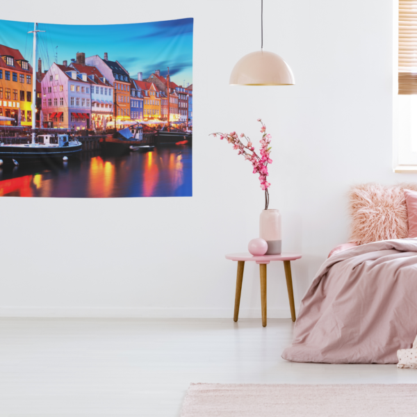 Vibrant Houses 54 x 48 Inch Tapestry For Your Living Room or Bed Room - Image 6
