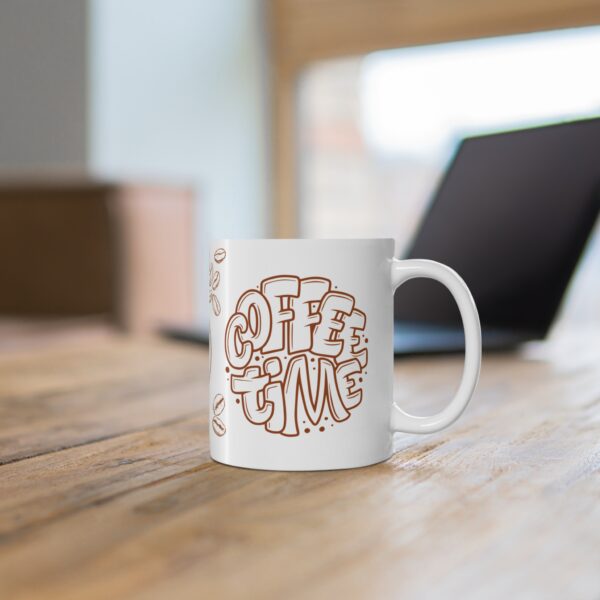 Jeswyn Coffee Time Premium Ceramic Coffee Mug, - Image 2