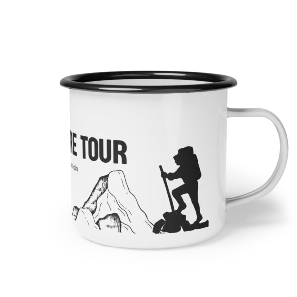 Jeswyn Adventure Tour Stainless Steel Enamel Mug, 350 ml, Motivational Quote, Camping, Outdoor, Adventure - Ideal for Hot and Cold Drinks - Image 4