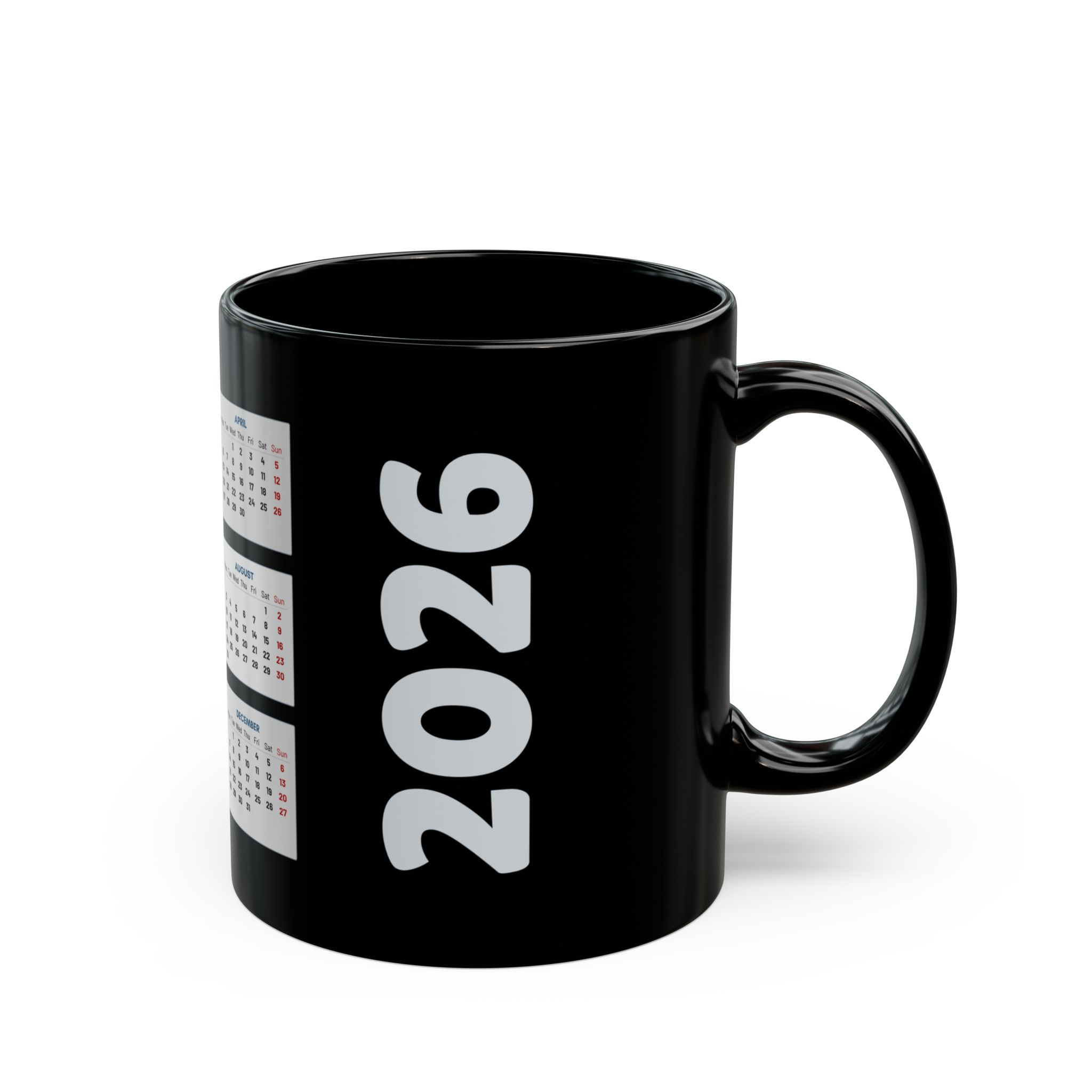 Jeswyn 2026 Goal Setter Calendar Coffee Mug Black Classic